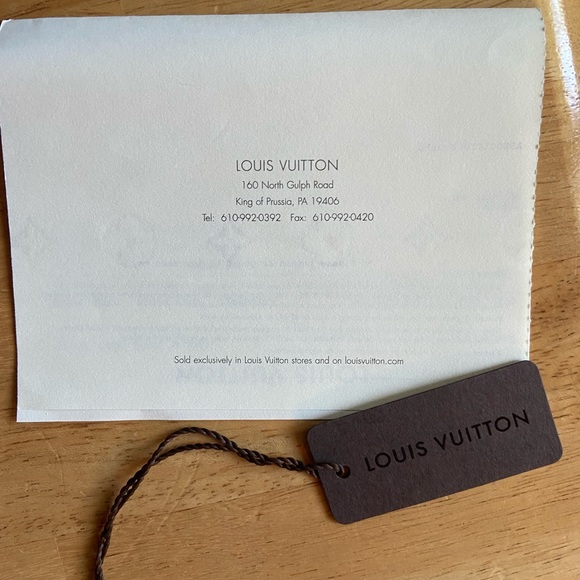 Louis Vuitton Denim Noir Bandeau - Picture 8 of 8